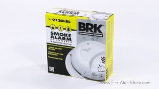 First Alert Hardwired Ionization Smoke Alarm with 10 Year Sealed Battery 9120LBL [upl. by Onitrof]