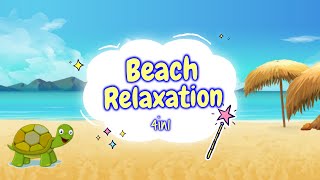 Sleep Meditation for Children  BEACH RELAXATION 4in1  Sleep Story for Kids [upl. by Remsen]