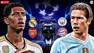 Real Madrid v Man City  Arsenal v Bayern  UEFA Champions League  LIVE Reaction amp Watchalong [upl. by Rosenbaum]