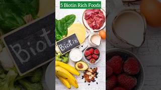 5 Biotin rich foods shorts [upl. by Dulcine]