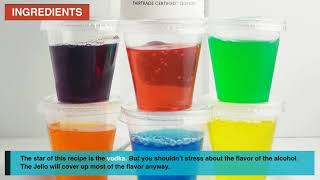 How to Make Jello Shots with Vodka [upl. by Oicinoid]