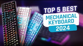 Top 5 Best Mechanical Keyboard Clicky Keyboard 2024 [upl. by Coward]