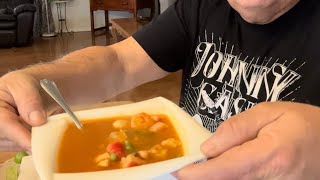 sopa de mariscos facil [upl. by Orvie]