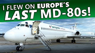 I Flew On Europes LAST MD80s [upl. by Noled]