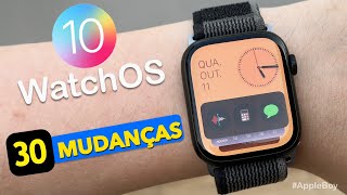 30 Novidades e Mudanças do WatchOS 10 p o Apple Watch ⌚️ [upl. by Enneire]