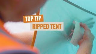 How to fix a ripped tent  Kiwi Camping [upl. by Ytsud]