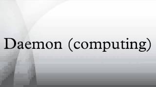 Daemon computing [upl. by Graaf860]