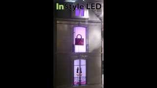 Dior shop window display  Doll House lighting and doors by InStyle LED Ltd [upl. by Anyr]