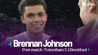 quotWE WERE GETTING WOUND UPquot 😡  Brennan Johnson  Tottenham 32 Brentford  Premier League [upl. by Wells700]