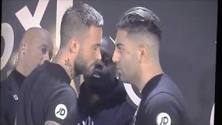 Dave Roelvink vs Joey Bravo staredown boxing influencers [upl. by Analihp]