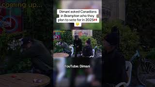 Asking Canadian in Brampton Ontario who they’re voting for in 2025 [upl. by Fafa]