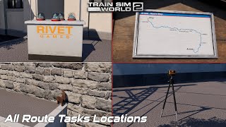 All Route Tasks Locations  Arosalinie  Train Sim World 2 [upl. by Aenahs]