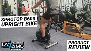 Sportop B600 Upright Exercise Bike Product Review [upl. by Stout]