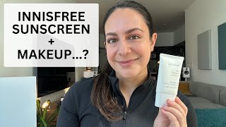 Searching for the Best Sunscreen Under Makeup  Innisfree Daily UV Defense Sunscreen [upl. by Drofxer]