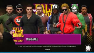 Team Fcked vs Yo Video Games Final Chapter Fall Brawl War Games Special WWE 2K24 [upl. by Anitnatsnok]