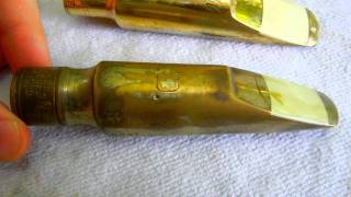 Repairmans Overview Vintage Dukoff Saxophone Mouthpieces [upl. by Yelsha]