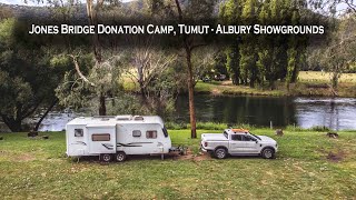 Jones Bridge Campgrounds Tumut Albury Showgrounds Grey Nomads Ep119 [upl. by Libyc879]