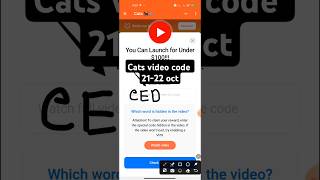 You Can Launch for Under 100 cats video code  cats video code 21 oct YouCanLaunchcats code [upl. by Ybba]