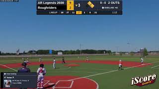 12U Arkansas Legends 2030 vs Fieldhouse Roughriders 11u 20240511 [upl. by Karolina]