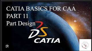 CATIA Part Design 2 POCKET  DRAFT FILLETED POCKET MULTI POCKET  CATIA Basics for CAA [upl. by Gnaoh]