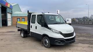 Iveco Daily 35C14H D Crew cab Ingimex Tipper  SAVE £6000 exclusive to AM Phillip Trucktrech [upl. by Africah]