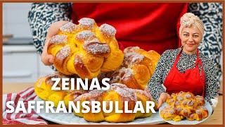 Saffransbullar och vaniljkräm med Zeina Mourtada [upl. by Creight]