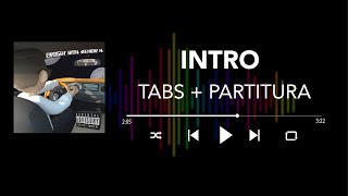 Junior H  Intro Bass CoverTabs  Partitura  Acordes [upl. by Luckin]