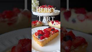 Berry Tart Recipe 🤍 [upl. by Munniks]