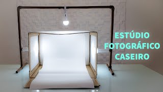 COMO FAZER ESTÚDIO FOTOGRÁFICO CASEIRO [upl. by Eintrok768]