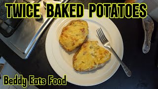 TWICE BAKED JACKET POTATOES [upl. by Dnama]