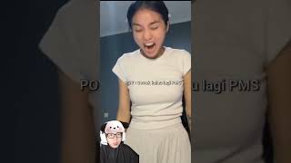 Cewek Kalo Lagi PMS ‼️ shorts videolucu reaction [upl. by Themis]