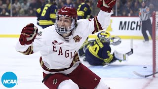 Boston College vs Michigan 2024 NCAA Frozen Four semifinal highlights [upl. by Martina258]