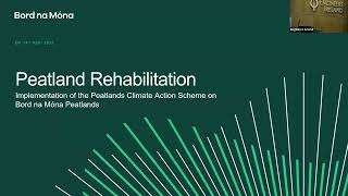 Implementation of the Peatlands Climate Action Scheme on Bord na Móna Peatlands [upl. by Llerrehs]