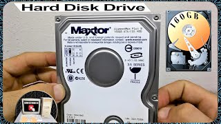 Maxtor 6Y160P0042811 DiamondMax Plus 9 160GB IDE Hard Disk Drive 35inch  Short Video [upl. by Ahsaekal]