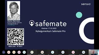 Webinar Grunnleggende Safemate Pro 17 mars 2022 [upl. by Zita]