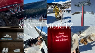 SNOW POLO IN SANKT MORITZ  Ski trip Badrutts Palace Shopping Suvretta House [upl. by Reggis383]