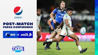 24 Round 12 vs Western Force  PEPSI PostMatch Press Conference [upl. by Rellia182]