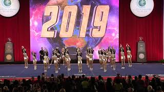 Silver Medalists  Woodlands Elite Generals 2019 L5 Senior Small All Girl Finals  Cheer Worlds [upl. by Haven]