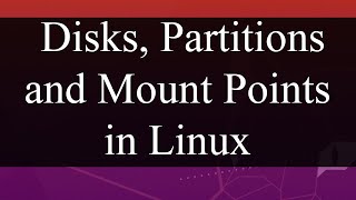 How to view Disks Partitions and Mount Points in Linux [upl. by Lavicrep]