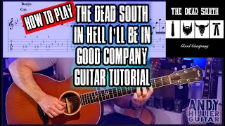 The Dead South  In Hell Ill Be In Good Company Guitar Tabs Tutorial [upl. by Enneirda]