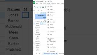 Create Attendance Tracker Under a Minute 🤯 excel exceltips finance hr [upl. by Malvino]