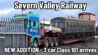 Severn Valley Railway  NEW ADDITION 3 car Class 101 DMU from Ecclesbourne Valley Railway [upl. by Aretak]