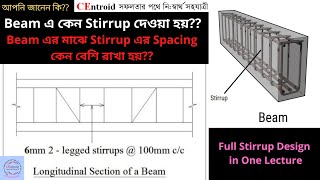 Stirrup II Reinforced Concrete I II RCC I [upl. by Aiekat611]