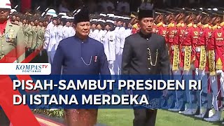 FULL Upacara PisahSambut Presiden RI dari Jokowi ke Prabowo di Istana Merdeka [upl. by Ymmit61]