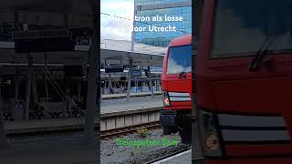 DB vectron als losse lok door Utrecht [upl. by Magbie]