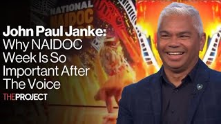 The Voice Impact on NAIDOC Week  John Paul Janke [upl. by Htenay]