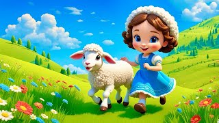 Mary Had a Little Lamb  Sweet Animal Song  Nursery Rhymes amp Kids Songs [upl. by Kosiur]