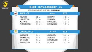 Perth  3s v Joondalup  3s [upl. by Pliam91]