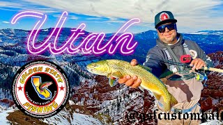 Southern Utah Trout Fishing  Panguitch Lake  Ultralight Fishing  Tiger Trout  Cutthroat Tout [upl. by Hunt]