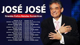 JOSE JOSE 80s 90s  Grandes Exitos Baladas Romanticas Exitos [upl. by Monarski]